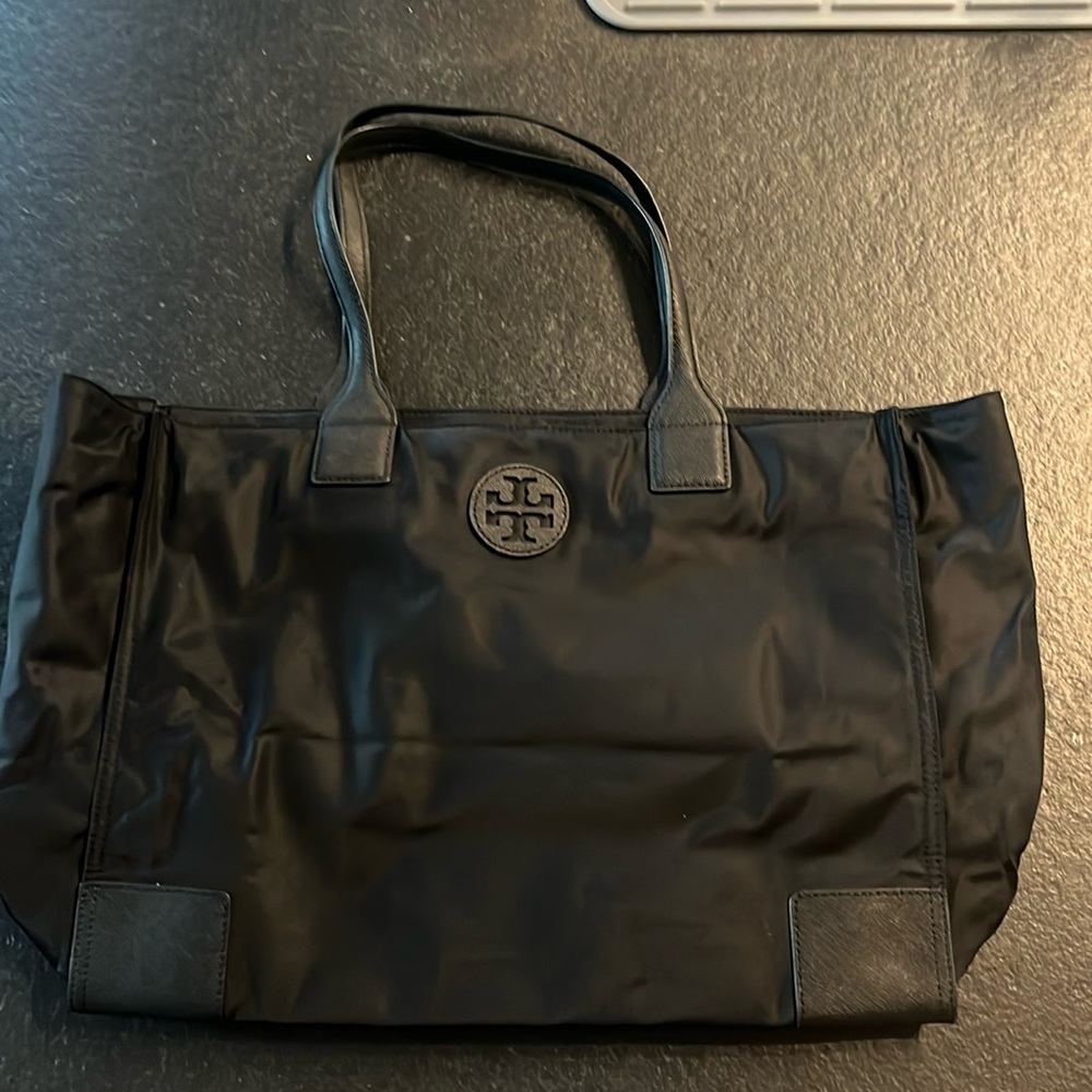 Black Tory Burch tote bag